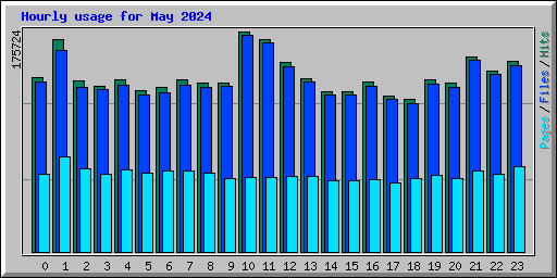 Hourly usage for May 2024